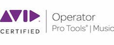 Avid Pro Tools Operator certificate